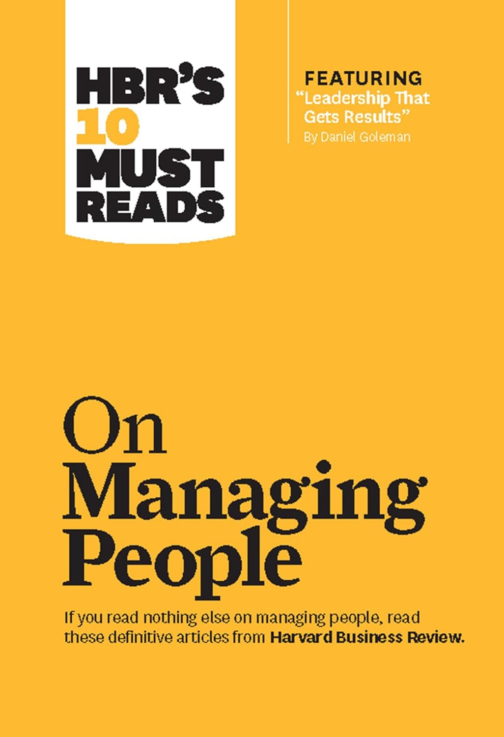 HBR's 10 Must Reads on Managing People  (Paperback) Ð by Harvard Business Review