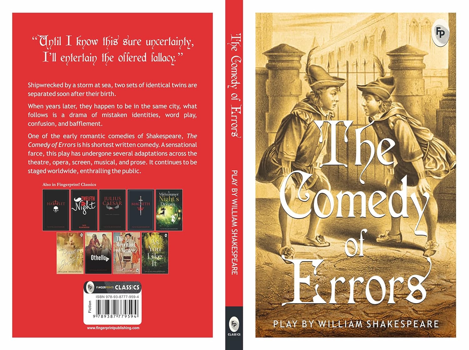 The Comedy of Errors (Paperback) Ð by William Shakespeare