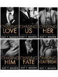 (Combo of 6 ) Chasing Love Series (Dark Love Series) (Paperback) by Kat T. Masen