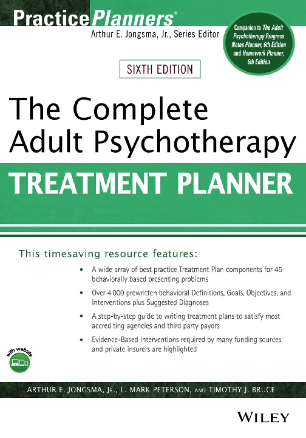 COMPLETE ADULT PSYCHOTHERAPY TREATMENT PLANNER
